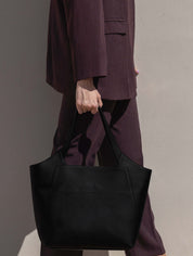 Bolso duradero elegante vegano - color negro