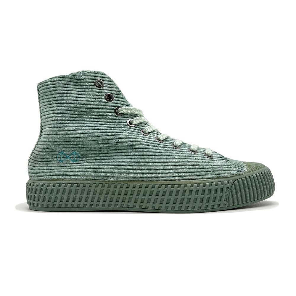 nat-2 Cord High Top Emerald - Unisex