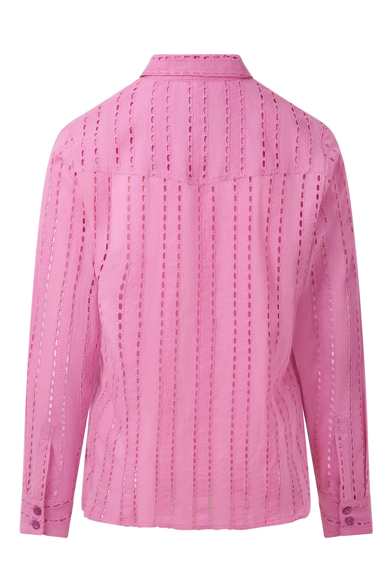
RIO - Camicia in Broderie Anglaise Organica - Rosa
